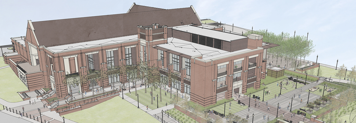 Aerial view of the New Union Rendering